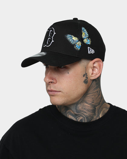 New Era Boston Red Sox "Butterfly Accent" 9FORTY A-Frame Snapback Black/Blue