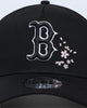 New Era Boston Red Sox Black Blossom 9FORTY A-Frame Snapback Black/Blossom
