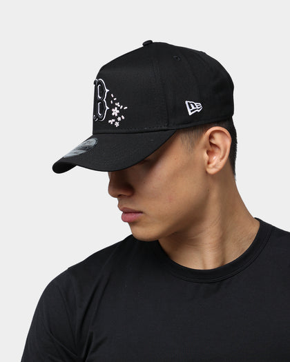 New Era Boston Red Sox Black Blossom 9FORTY A-Frame Snapback Black/Blossom