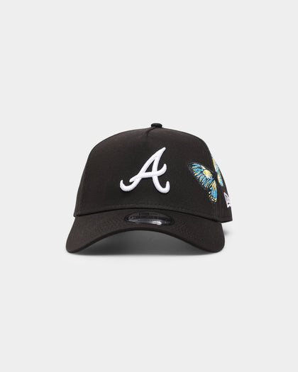 New Era Atlanta Braves "Butterfly Accent" 9FORTY A-Frame Snapback Black/Blue