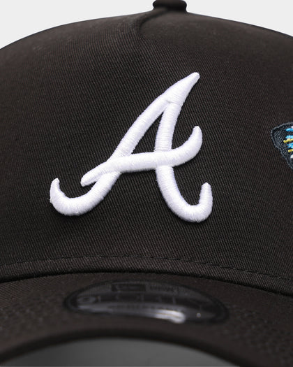New Era Atlanta Braves "Butterfly Accent" 9FORTY A-Frame Snapback Black/Blue