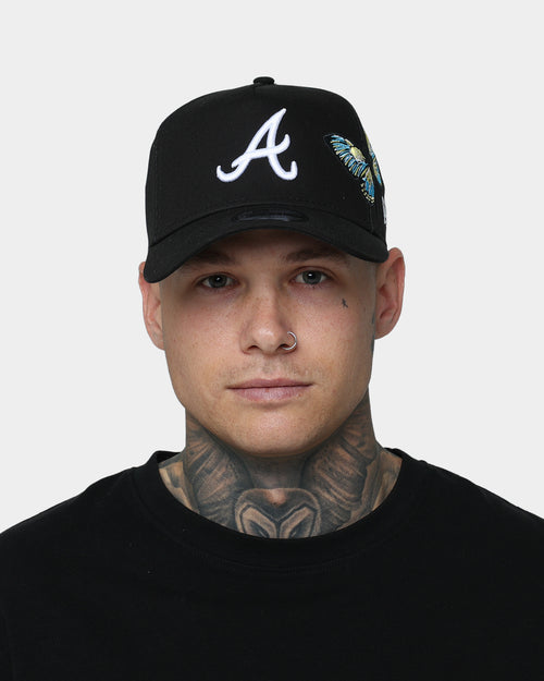 New Era Atlanta Braves "Butterfly Accent" 9FORTY A-Frame Snapback Black/Blue