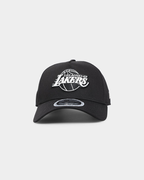 New Era Los Angeles Lakers 'Glow In The Dark Team Logo' 9FORTY A-Frame Custom Snapback Black/Glow