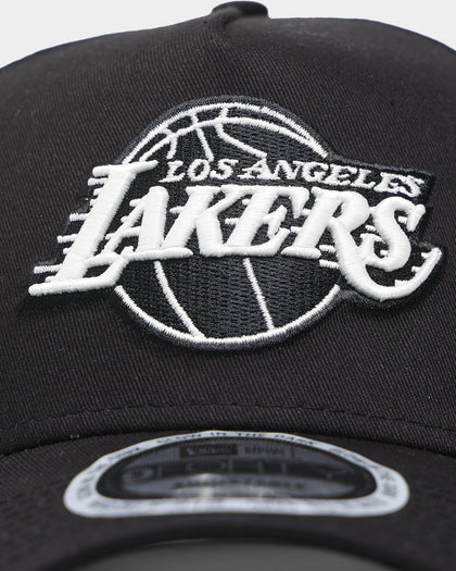 New Era Los Angeles Lakers 'Glow In The Dark Team Logo' 9FORTY A-Frame Custom Snapback Black/Glow