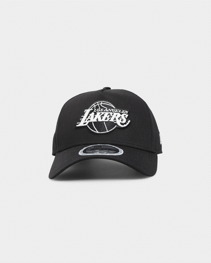 New Era Los Angeles Lakers 'Glow In The Dark Team Logo' 9FORTY A-Frame Custom Snapback Black/Glow