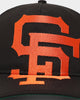 New Era San Francisco Giants 'Oversized Team Logo' Old Golfer Snapback Black/Orange