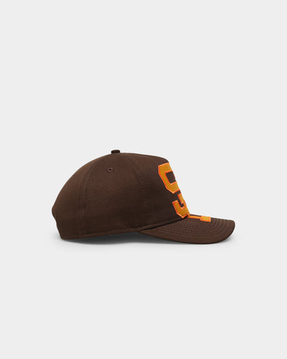 New Era San Diego Padres 'Oversized Team Logo' Old Golfer Snapback Brown/Orange