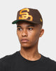 New Era San Diego Padres 'Oversized Team Logo' Old Golfer Snapback Brown/Orange