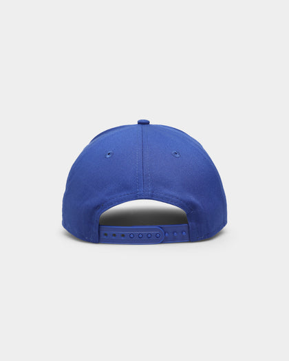 New Era New York Knicks 'Oversized Team Logo' Old Golfer Snapback Blue/Orange