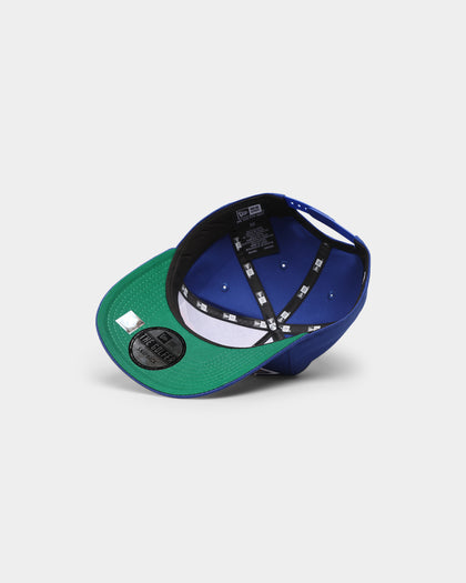 New Era New York Knicks 'Oversized Team Logo' Old Golfer Snapback Blue/Orange