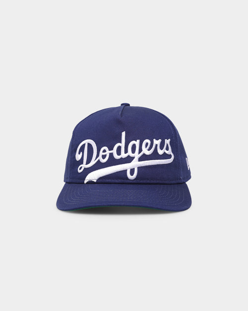 New Era Los Angeles Dodgers 'Oversized Team Logo' Old Golfer Snapback Blue/White