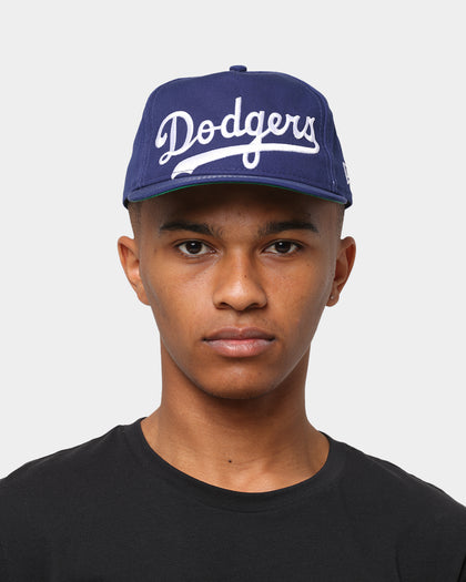 New Era Los Angeles Dodgers 'Oversized Team Logo' Old Golfer Snapback Blue/White