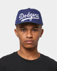 New Era Los Angeles Dodgers 'Oversized Team Logo' Old Golfer Snapback Blue/White