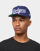 New Era Los Angeles Dodgers 'Oversized Team Logo' Old Golfer Snapback Blue/White