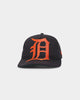 New Era Detroit Tigers 'Oversize Team Logo' Old Golfer Snapback Black/Orange