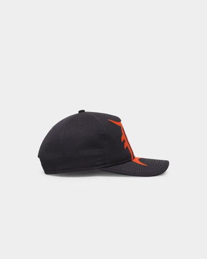 New Era Detroit Tigers 'Oversize Team Logo' Old Golfer Snapback Black/Orange