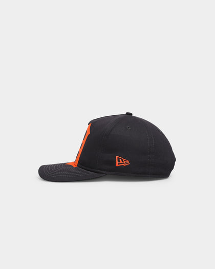 New Era Detroit Tigers 'Oversize Team Logo' Old Golfer Snapback Black/Orange