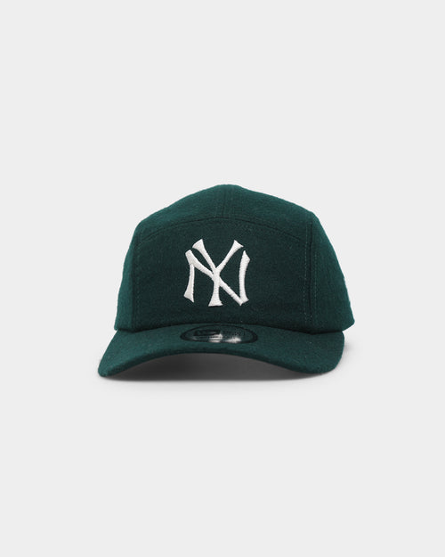 New Era New York Yankees 'Wool Tones' Camper Strapback Dark Seaweed