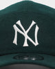 New Era New York Yankees 'Wool Tones' Camper Strapback Dark Seaweed
