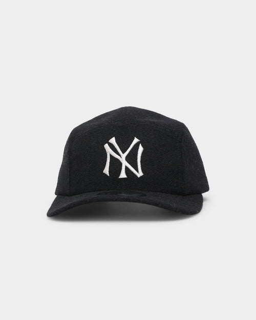New Era New York Yankees 'Wool Tones' Camper Strapback Black