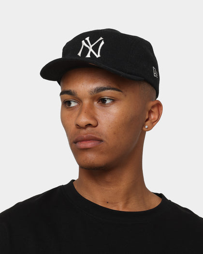 New Era New York Yankees 'Wool Tones' Camper Strapback Black
