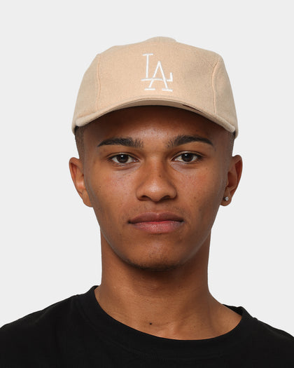 New Era Los Angeles Dodgers 'Wool Tones' Camper Strapback Tumbleweed