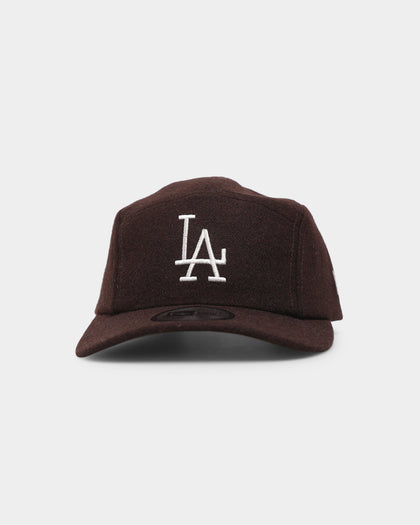 New Era Los Angeles Dodgers 'Wool Tones' Camper Strapback Brown