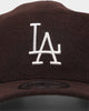 New Era Los Angeles Dodgers 'Wool Tones' Camper Strapback Brown
