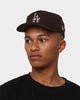 New Era Los Angeles Dodgers 'Wool Tones' Camper Strapback Brown
