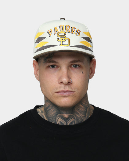 New Era San Diego Padres "Off-White Diamond" Old Golfer Snapback Yellow/Tan/Black