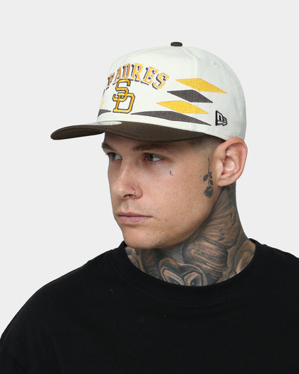 New Era San Diego Padres "Off-White Diamond" Old Golfer Snapback Yellow/Tan/Black