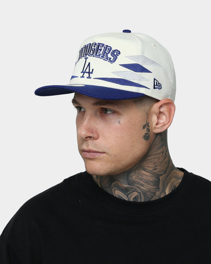 New Era Los Angeles Dodgers "Off-White Diamond" Old Golfer Snapback Blue/White