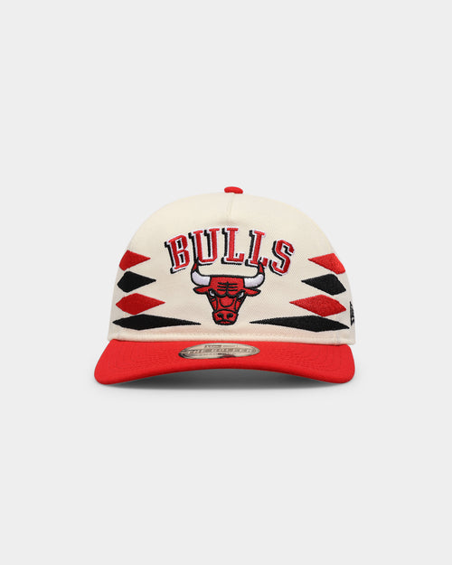 New Era Chicago Bulls "Off-White Diamond" Old Golfer Snapback Red/Black