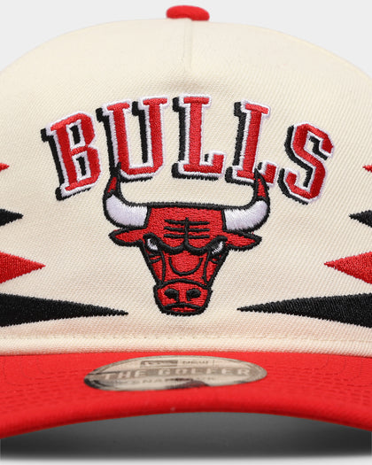New Era Chicago Bulls "Off-White Diamond" Old Golfer Snapback Red/Black