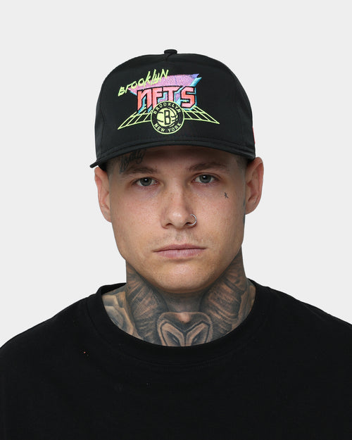 New Era Brooklyn Nets 'Retro Arcade' Prolight Old Golfer Snapback Black