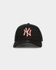 New Era New York Yankees "Peach" 9FORTY A-Frame Snapback Black/Peach