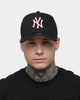 New Era New York Yankees "Peach" 9FORTY A-Frame Snapback Black/Peach