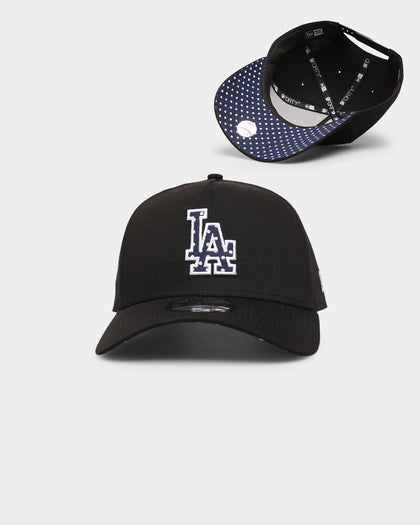 New Era Los Angeles Dodgers 'Polka Dot' 9FORTY A-Frame Snapback Black/White/Navy