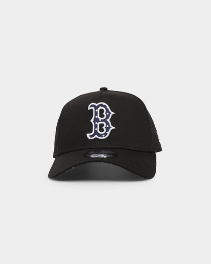 New Era Boston Red Sox 'Polka Dot' 9FORTY A-Frame Snapback Black/White/Navy