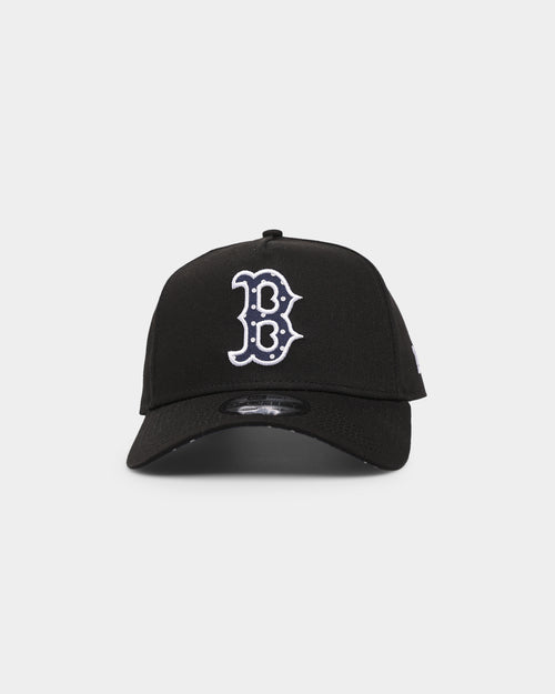 New Era Boston Red Sox 'Polka Dot' 9FORTY A-Frame Snapback Black/White/Navy