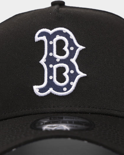 New Era Boston Red Sox 'Polka Dot' 9FORTY A-Frame Snapback Black/White/Navy