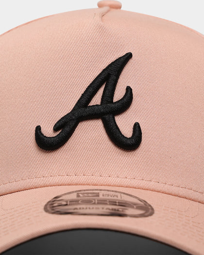 New Era Atlanta Braves "Peach" 9FORTY A-Frame Snapback Peach/Black