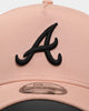 New Era Atlanta Braves "Peach" 9FORTY A-Frame Snapback Peach/Black