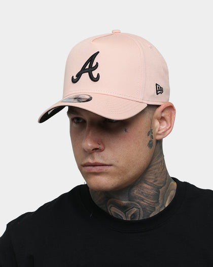 New Era Atlanta Braves "Peach" 9FORTY A-Frame Snapback Peach/Black