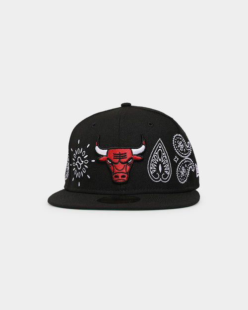 New Era Chicago Bulls Paisley 59FIFTY Fitted Black