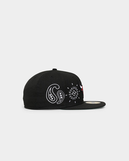 New Era Chicago Bulls Paisley 59FIFTY Fitted Black