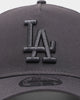 New Era Los Angeles Dodgers 'Storm Cloud' Tonal Grey 9FORTY Snapback Charcoal