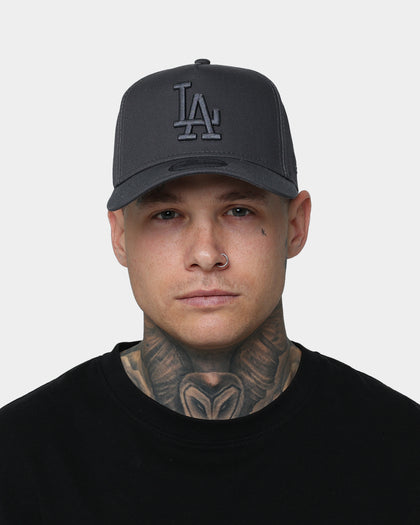 New Era Los Angeles Dodgers 'Storm Cloud' Tonal Grey 9FORTY Snapback Charcoal
