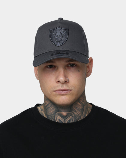 New Era Las Vegas Raiders 'Storm Cloud' Tonal Grey 9FORTY Snapback Charcoal