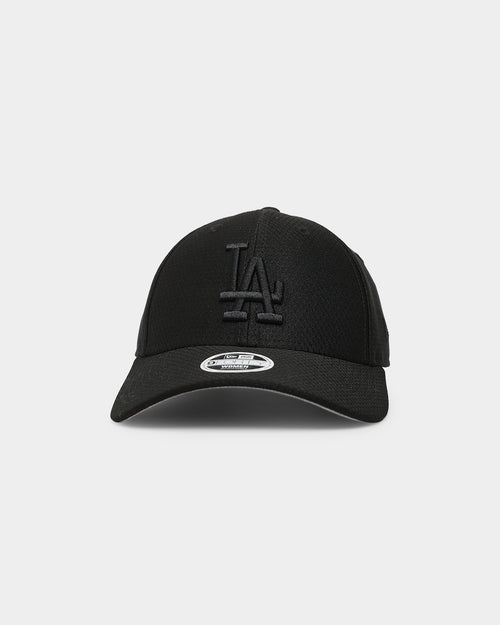 New Era Women's Los Angeles Dodgers 9FORTY Strapback Black on Black